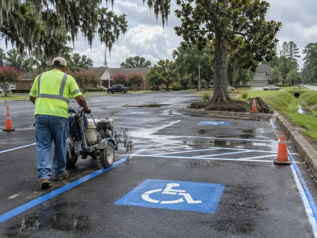 Parking Lot Striping in Baton Rouge, LA
